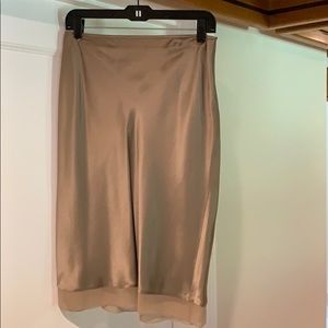 Calvin Klein silk skirt w chiffon at the bottom